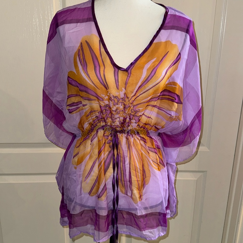 ⭐️ Purple Swim Cover-Up - Size Large